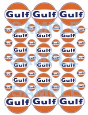 GULF Water-slide decals Slot Car 1/32, 1/24, or 1/18 rc