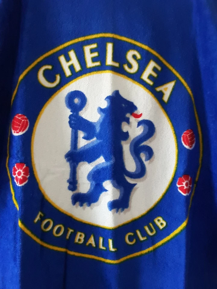 CHELSEA  F.C.   Kids  Football Soccer Hooded Towel  Licensed 60cm x 120cm New - Изображение 4 из 4