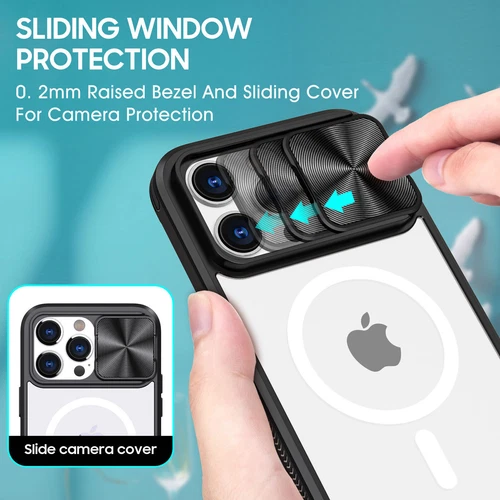 Für iPhone 16 Pro Max 14 15 11 Magnet Slide Kamera Linse Cover - - Bild 17 von 66