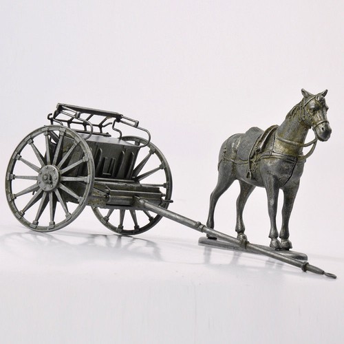1:24 Scale Alloy Diecast Atlas WWI France War Chariot Horses Car Carriage Model - Picture 2 of 11