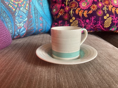 Susie Cooper Wedding Bands Coffee Cup and Saucer - Picture 5 of 11