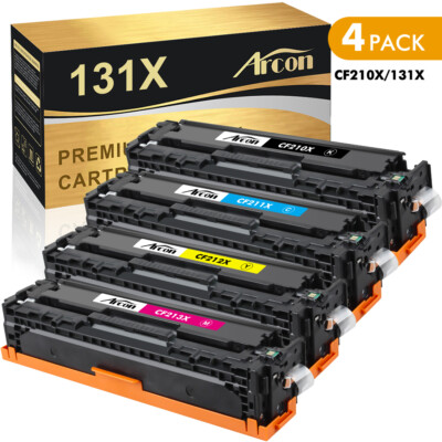 4x Toner Compatible With HP Laserjet CF210A 131A Pro 200 Color MFP M276nw M251nw