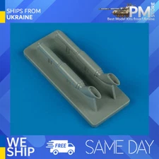 Quickboost 48347 1/48 C-47 Skytrain exhaust For Trumpeter Accesories kit