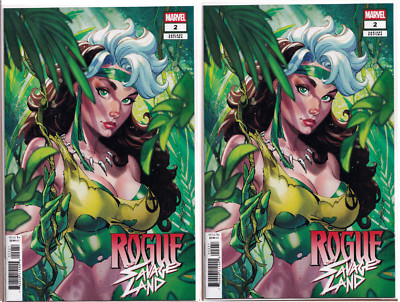 Rogue Savage Land #2  J Scott Campbell Variant 1st Print Marvel 2Pack 2025 NM