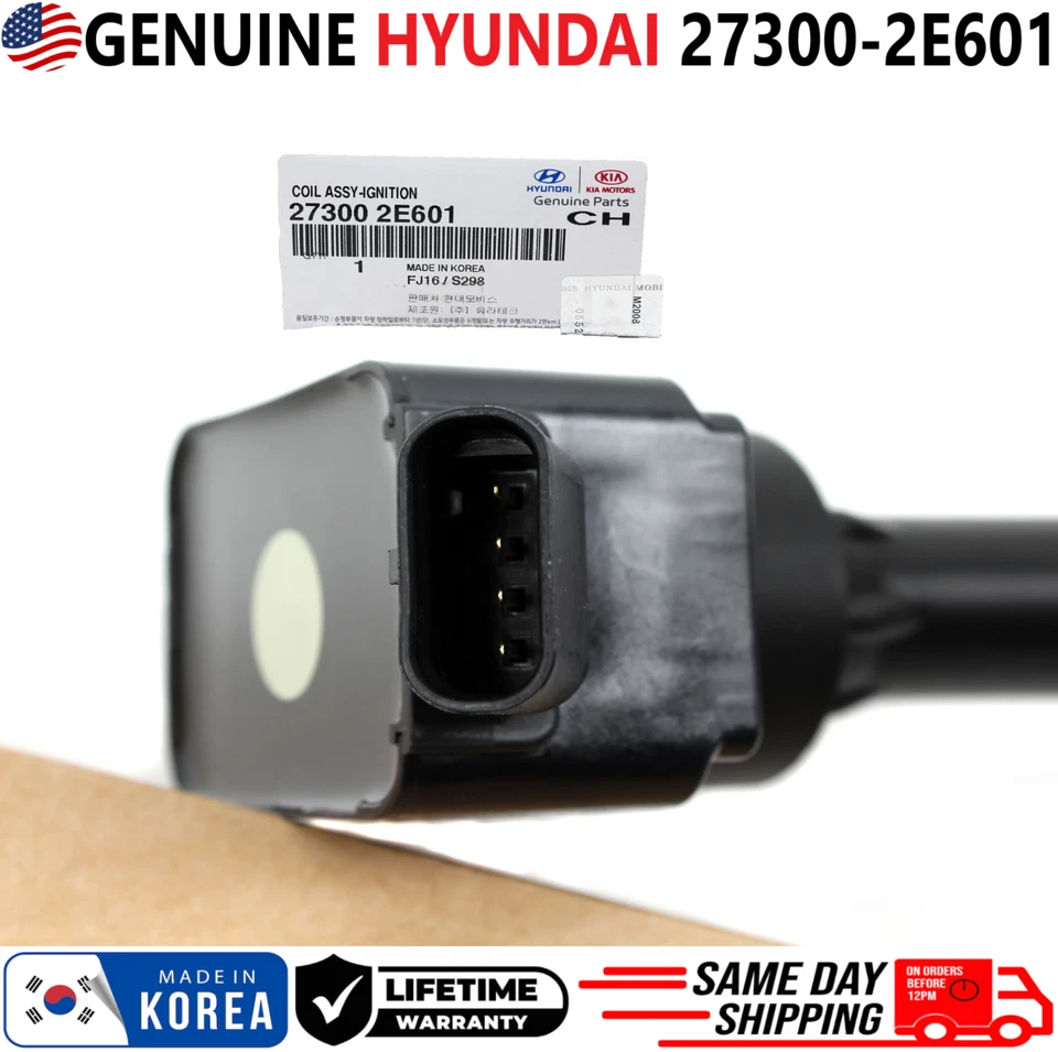 Bobina de encendido nueva OEM Hyundai para Hyundai y Kia 2015-2019 2,0 L I4, 27300-2E601 Foto 4 de 4