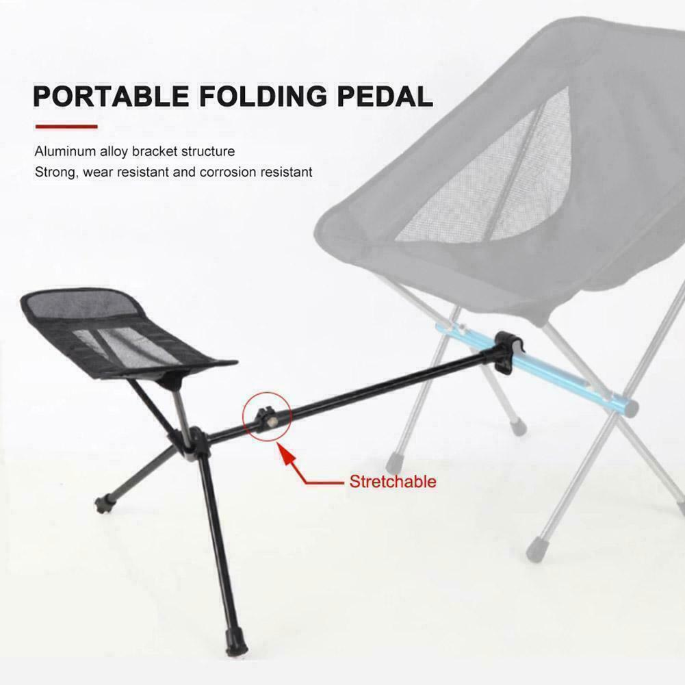 Outdoor Folding Chair Footrest Leg Rest Universal Camping Chair Foot