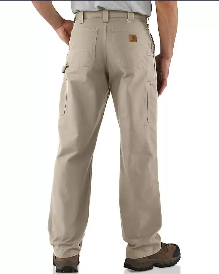 NWT Carhartt Loose Fit Canvas Utility Work Pants Tan Beige 48 x32