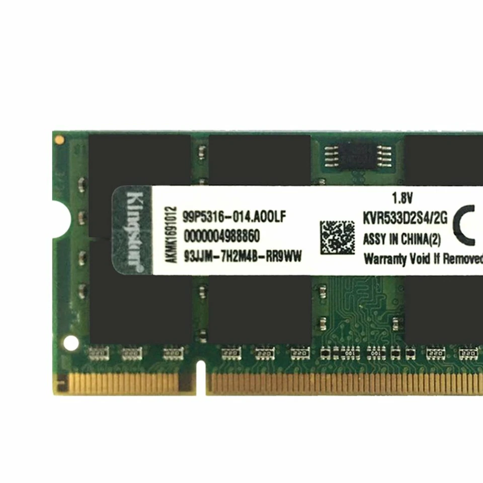 2GB DDR2 533MHz KVR533D2S4/2G 1.8V PC2-4200S Laptop SODIMM RAM For Kingston BT - Image 4 of 4