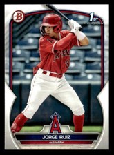 2023 Bowman #BP-123 Jorge Ruiz Prospects Card Los Angeles Angels