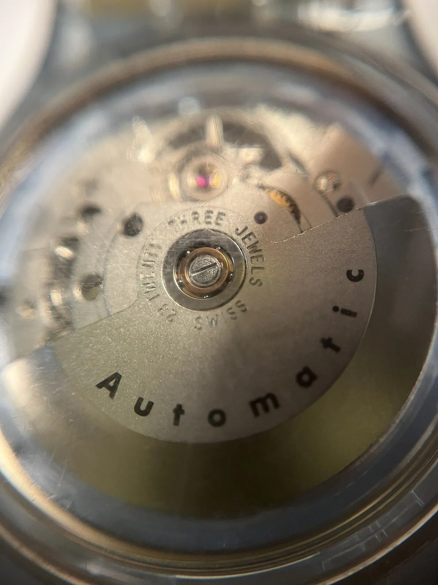 アンティーク Swatch 初代オートマブルーマチック　SAN100 1991 1991 Swatch Watch Automatic SAN100 Blue Matic Excellent Cond