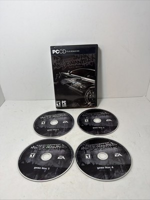 Need For Speed Most Wanted Black Edition PC Game No Manual Or DVD Free Ship