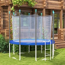 12ft Trampoline Safety Pad Replacement Round Spring Cover Waterproof Blue