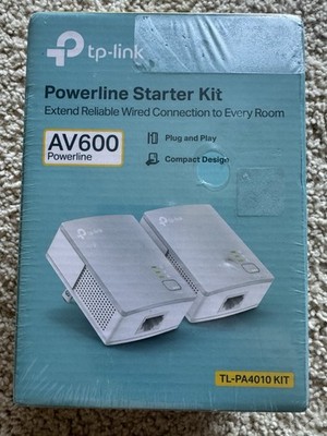 TP-Link AV600 Powerline Starter Kit For Extended Internet Connection