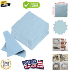 50pcs Jewelry Cleaning Cloth Polishing Cleaning Cloths for Sterling Silver Go...