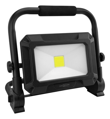 ANSMANN LED Strahler kompatibel mit 18V Akkupacks inkl. 3 Adapter, 50W