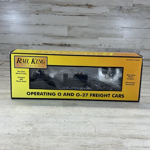 MTH RailKing 30-7927 Amtrak Funcionamiento Deprimido Plano con Proyector  | Zustand: New
