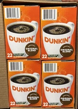 Dunkin' Donuts Original Blend Medium Roast K Cup Coffee Pods - 88 Count FASTSHIP