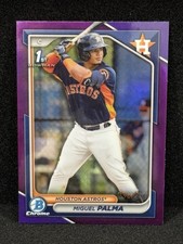 🔥🔥2024 Bowman Chrome  1st- Miguel Palma - Purple Refractor /250 Astros🔥🔥