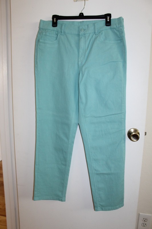 Denim & Co Tall Classic Stretch Ankle Jeans -Gulf Blue - Size 14 tall