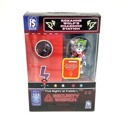 Five Nights At Freddy s Roxanne Wolf Charging Station Buildable Playset FNAF NEW