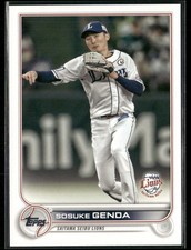 Sosuke Genda 2022 Topps NPB Saitama Seibu Lions - WBC Japan
