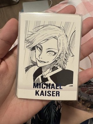 Bluelock michael kaiser photo cards japanese limited Edition