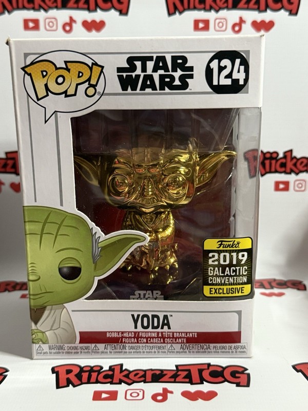 Funko Pop! | Yoda #124 | Star Wars 2019 Galactic Convention Exclusive