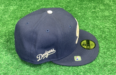 LA Dodgers MLB City Connect Fitted Sz 7 3/4 New Era 59FIFTY Navy