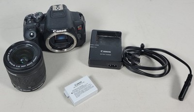 Canon EOS Rebel T5i Camera Body with EF-S 18-55MM Canon Lens & Charger Battery