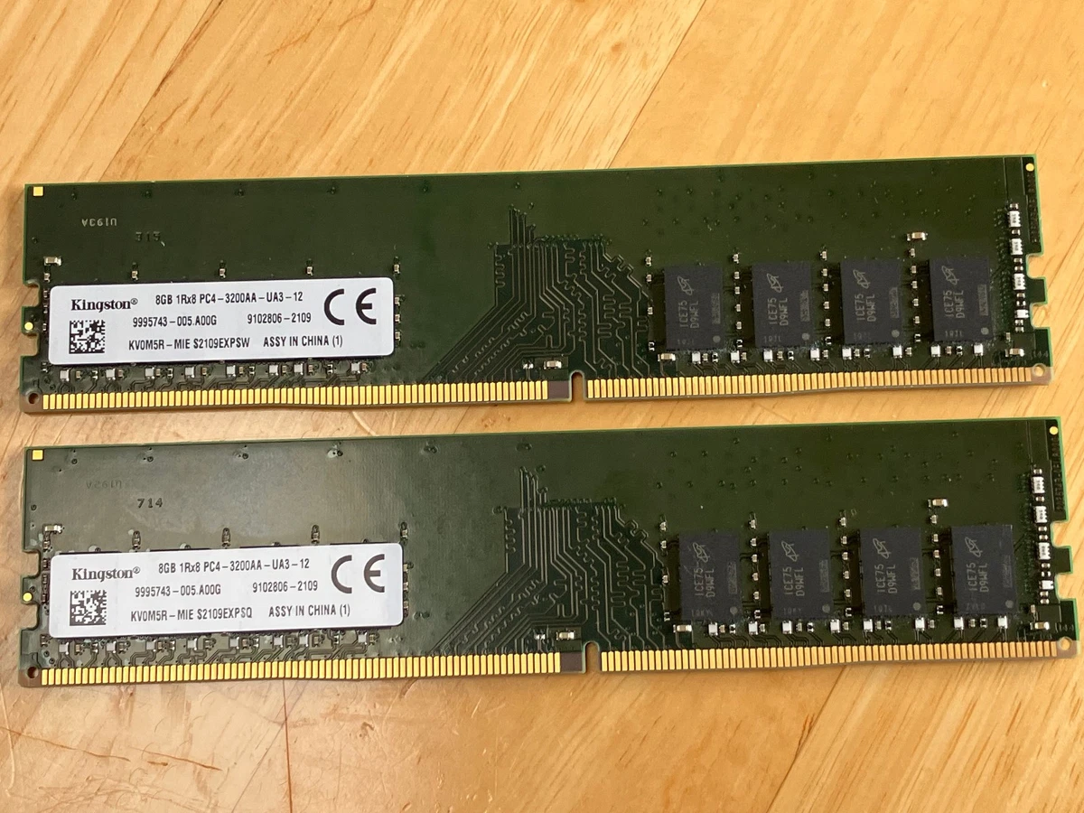 PC4-25600 (DDR4-3200) Bus Speed Computer RAM 8 GB Capacity per