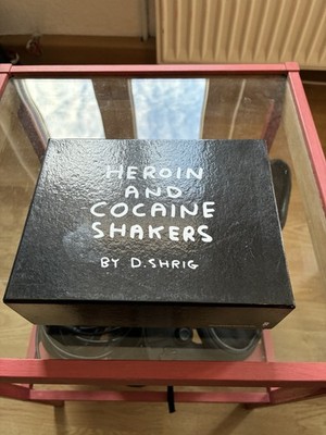 David Shrigley Heroin und Cocain Salz und Pefferstreuer Neu OVP