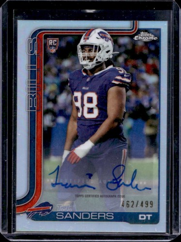 2025 Topps Chrome T.J. Sanders Refractor (RAW)
