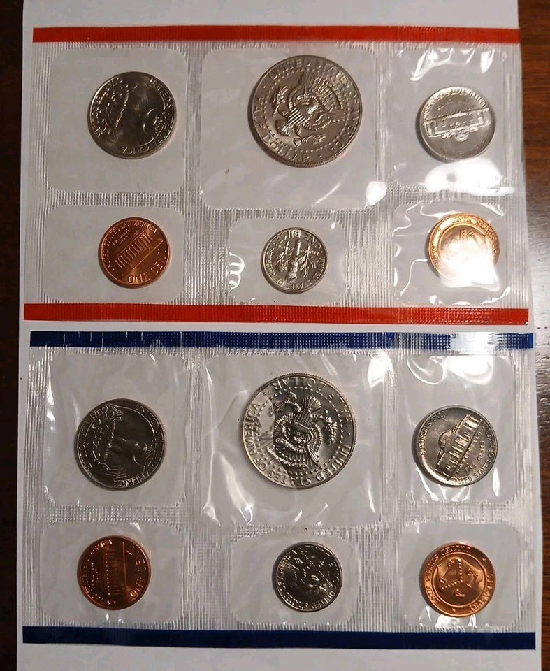 1986 P and D Annual United States Mint Uncirculated 10 Coin Set in OGP - Image 3 of 3