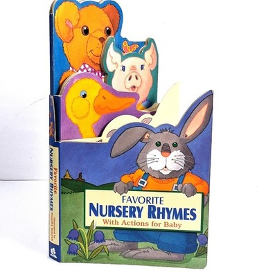 Favorite Nursery Rhymes Book with Actions for BABY This little Piggie Story