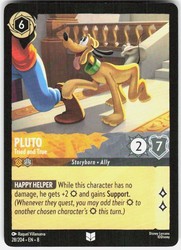 Pluto - Tried and True 28/204 Reign of Jafar Disney Lorcana