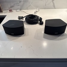 Pair Bose CineMate AV3-2-1 321 Series I II III GS GSX Gemstone Speakers w/ Cable