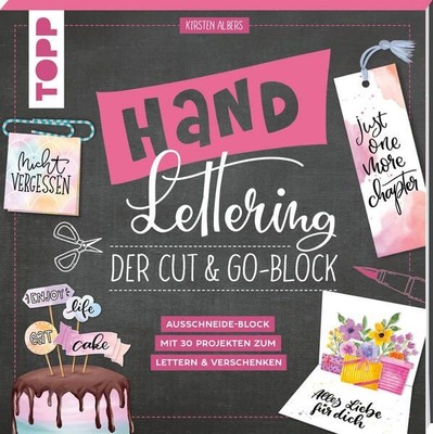 Handlettering. Der Cut & Go-Block: Ausschneide-Block mit 30 Projekten  1458733-2