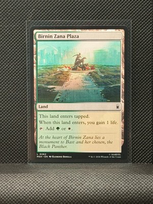 Birnin Zana Plaza Land Regular #262 Marvel Super Heroes Magic: The Gathering