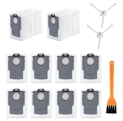 10-Pack Dust Bags for Roborock Q5, Q7, Q8, S5, S7, S8 Series Vacuum Cleaners