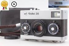 All Works MINT w/Case Rollei 35 Silver Film Camera Tessar 40mm f3.5 From JAPAN