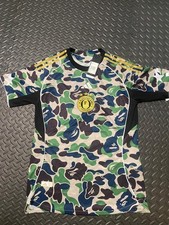 Bape x Adidas Camo Jersey *BNWT *Size Medium *Graphic T-Shirt Camo/Gold *Genuine