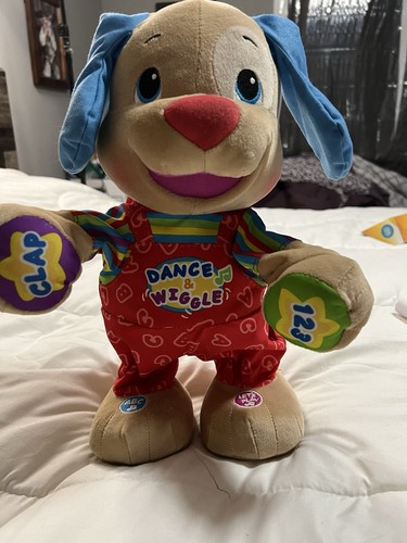 Fisher Price Dance And Wiggle Puppy Dog Stuffed Animal Plush Toy Battery