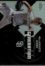 MacKenzie Gore 2022 Topps Chrome Update Generation Now Chrome Padres #GNC-11