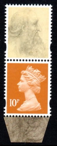 2018 - 10p SG U3074 Ex DY28 LEONARDO DA VINCI, FINE MNH