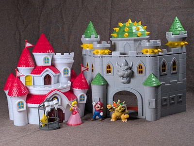 #ad #ad Peach amp; Bowser#x27;s Castles Minis Lot $60.00