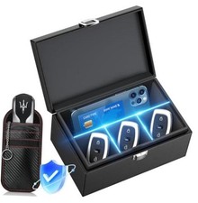 Faraday Box for Car Keys, Key Fob Signal Blocker RFID Box for Car Extra Large