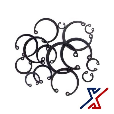 98 Black-Phosphate Coated Steel Internal Retaining Ring / Snap Ring by X1 Tools