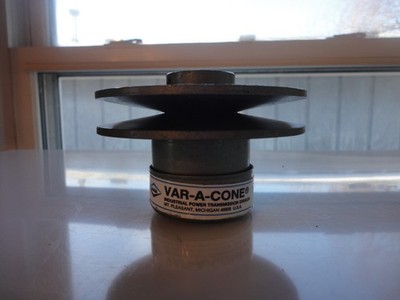 NOS Woods Gerbing Dana Var-A-Cone 40 Variable Speed Pulley 1/2'' Bore