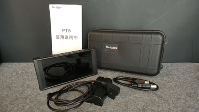 Portkeys PT6 Fieldmonitor + D-Tap Akku-Dummy (V-Mount Setup) + Case