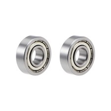 R4ZZ Ball Bearing 1/4"x5/8"x0.196" Double Shielded ABEC-1 Bearings 2pcs